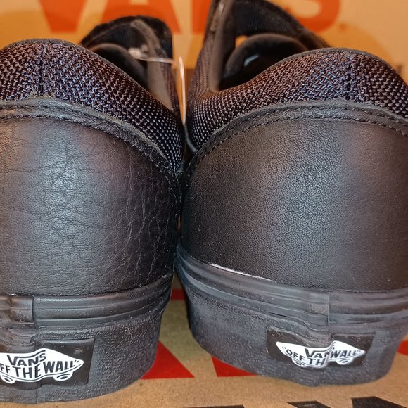 VANS Men's 7/Women's 8.5 Old Skool V Leather Ballistic Black VN0A3D29UB4 - Picture 7 of 11